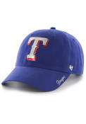 Texas Rangers Womens 47 Sparkle Adjustable - Blue