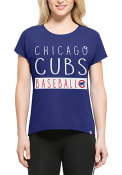 47 Chicago Cubs Womens Light Blue SS Athleisure Lumi Tee Tee