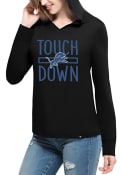 Detroit Lions Womens 47 Crosstown Hooded Sweatshirt - Black