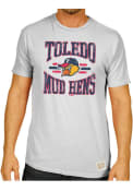 Toledo Mud Hens Original Retro Brand #1 Graphic Fashion T Shirt - White