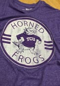 Original Retro Brand TCU Horned Frogs Purple Vintage Fashion Tee