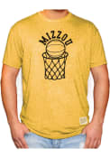 Original Retro Brand Missouri Tigers Gold Basketball Fashion Tee