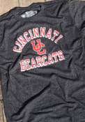 Original Retro Brand Black Cincinnati Bearcats Arch Logo Fashion T Shirt
