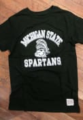 Original Retro Brand Michigan State Spartans Green Arch Logo Fashion Tee