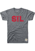 Original Retro Brand St Louis Stars Grey City Logo Fashion Tee