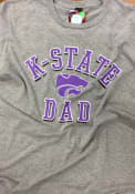 K-State Wildcats Grey Shadow Arc Dad Tee