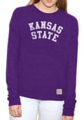 Original Retro Brand K-State Wildcats Womens Joy Haachi Purple Crew Sweatshirt