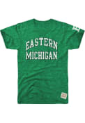 Original Retro Brand Eastern Michigan Eagles Green Arch Fashion Tee