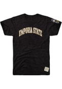 Emporia State Hornets Original Retro Brand Arch Fashion T Shirt - Black