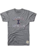 Original Retro Brand Illinois Fighting Illini Grey Team Fashion Tee