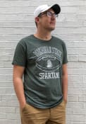 Original Retro Brand Michigan State Spartans Green Vault Football Fashion Tee