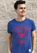 SMU Mustangs Original Retro Brand Football Fashion T Shirt - Blue