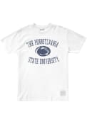 Penn State Nittany Lions Original Retro Brand Full School Name T Shirt - White