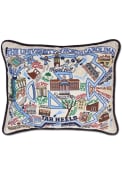 North Carolina Tar Heels 16x20 Embroidered Pillow