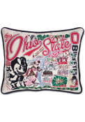 Ohio State Buckeyes 16x20 Embroidered Pillow