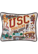 USC Trojans 16x20 Embroidered Pillow