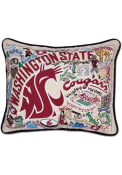 Washington State Cougars 16x20 Embroidered Pillow