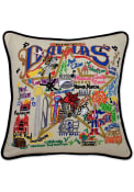 Dallas Ft Worth 20x20 Embroidered Pillow