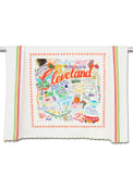 Cleveland Printed and Embroidered Towel