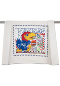 Kansas Jayhawks Printed and Embroidered Towel