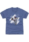Nicky Lopez Kansas City Royals Youth Stripes T-Shirt - Blue