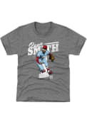 Ozzie Smith St Louis Cardinals Youth Retro T-Shirt - Grey