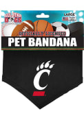 Black Cincinnati Bearcats Team Logo Pet Bandana
