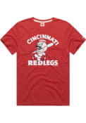 Cincinnati Reds Homage Arch Name Redlegs Fashion T Shirt - Red