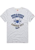 Kansas City Royals Homage World Series 2015 Fashion T Shirt - White