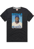 Bo Jackson Kansas City Royals Homage Player Picture T-Shirt - Black