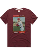 Mike Schmidt Philadelphia Phillies Homage 1974 Topps Baseball T-Shirt - Maroon
