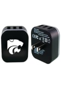 Black K-State Wildcats USB Charging Night Light