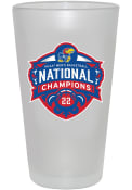 Kansas Jayhawks 17oz 2022 National Champions Frosted Pint Glass