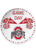 Ohio State Buckeyes Game Day Round Plate Plate