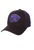 K-State Wildcats Black Big Rig Adjustable Hat
