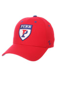 Pennsylvania Quakers Zephyr Competitor Adjustable Hat - Red