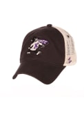 Willie The Wildcat Charcoal K-State Wildcats University Adjustable Hat