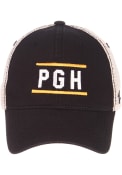 Pittsburgh Zephyr University Adjustable Hat - Black