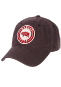 Kansas City Zephyr Round Pig Scholarship Adjustable Hat - Charcoal