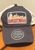 Cleveland Skyline Patch University Adjustable Hat - Navy Blue