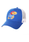 Kansas Jayhawks Big Rig Adjustable Hat - Blue