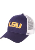 LSU Tigers Big Rig Adjustable Hat - Purple