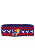 Kansas Jayhawks Womens Carousel Headband Knit - Blue