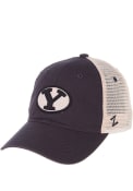 BYU Cougars University Meshback Adjustable Hat - Navy Blue
