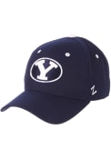 BYU Cougars DH Fitted Hat - Navy Blue