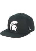 Michigan State Spartans M15 Flat Bill Fitted Hat - Green