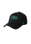 North Texas Mean Green Zephyr Element Flex Hat - Black