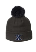 Xavier Musketeers Zephyr Cuff Pom Knit - Charcoal