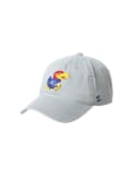 Kansas Jayhawks Scholarship Adjustable Hat - Grey