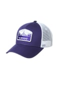 K-State Wildcats Zephyr Tempe TC Meshback Adjustable Hat - Purple